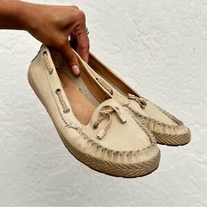 UGG Women's Tan Espadrille Loafers